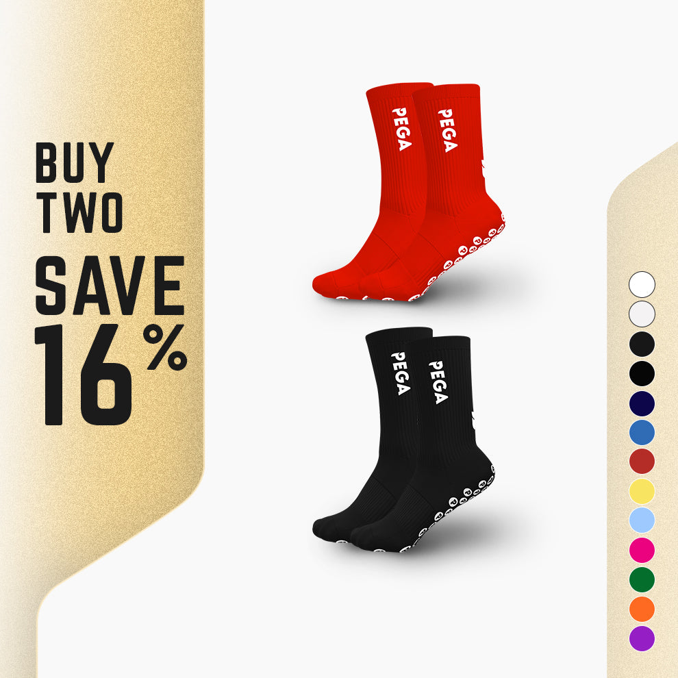 Grip Socks (Crew) 2 Pack Bundle