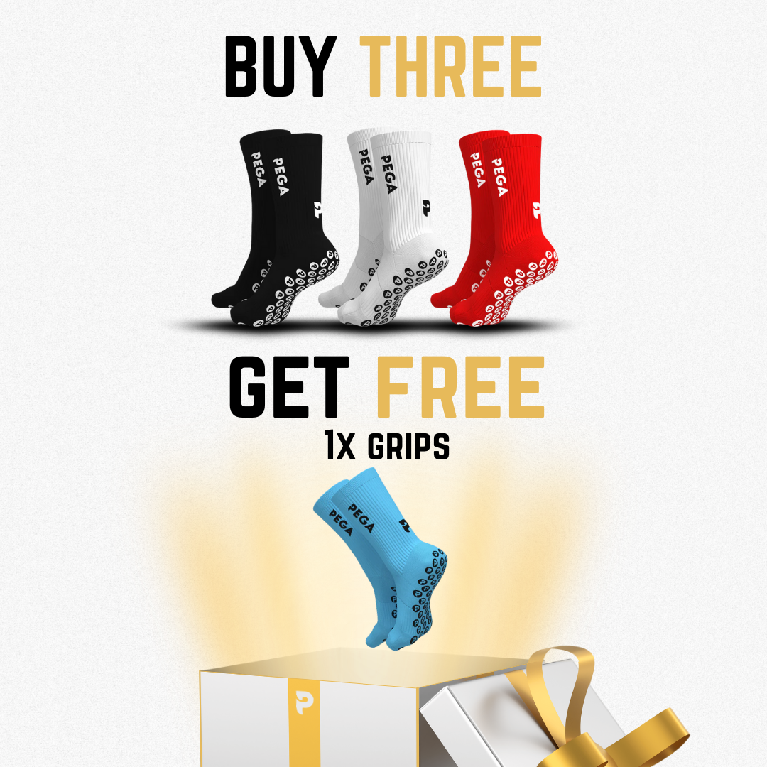 Grip Socks Bundle - 3 Pairs + 1 Free Pair