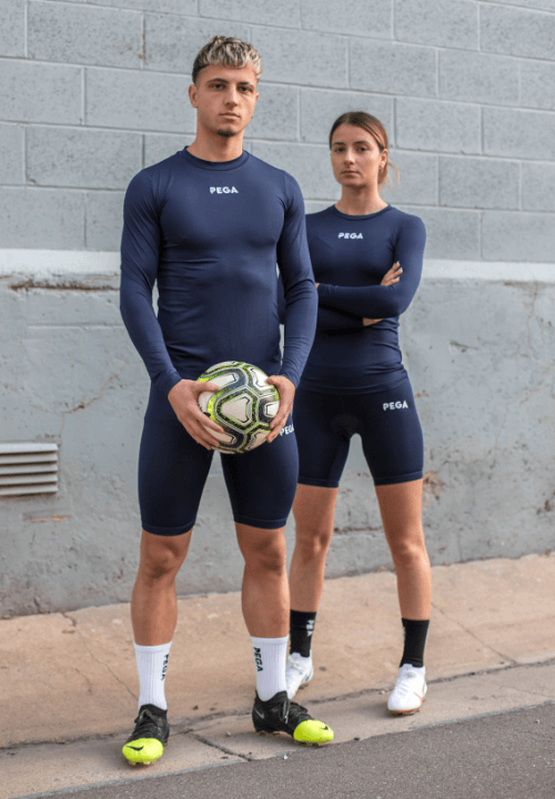 Athletes wearing Pega Compression