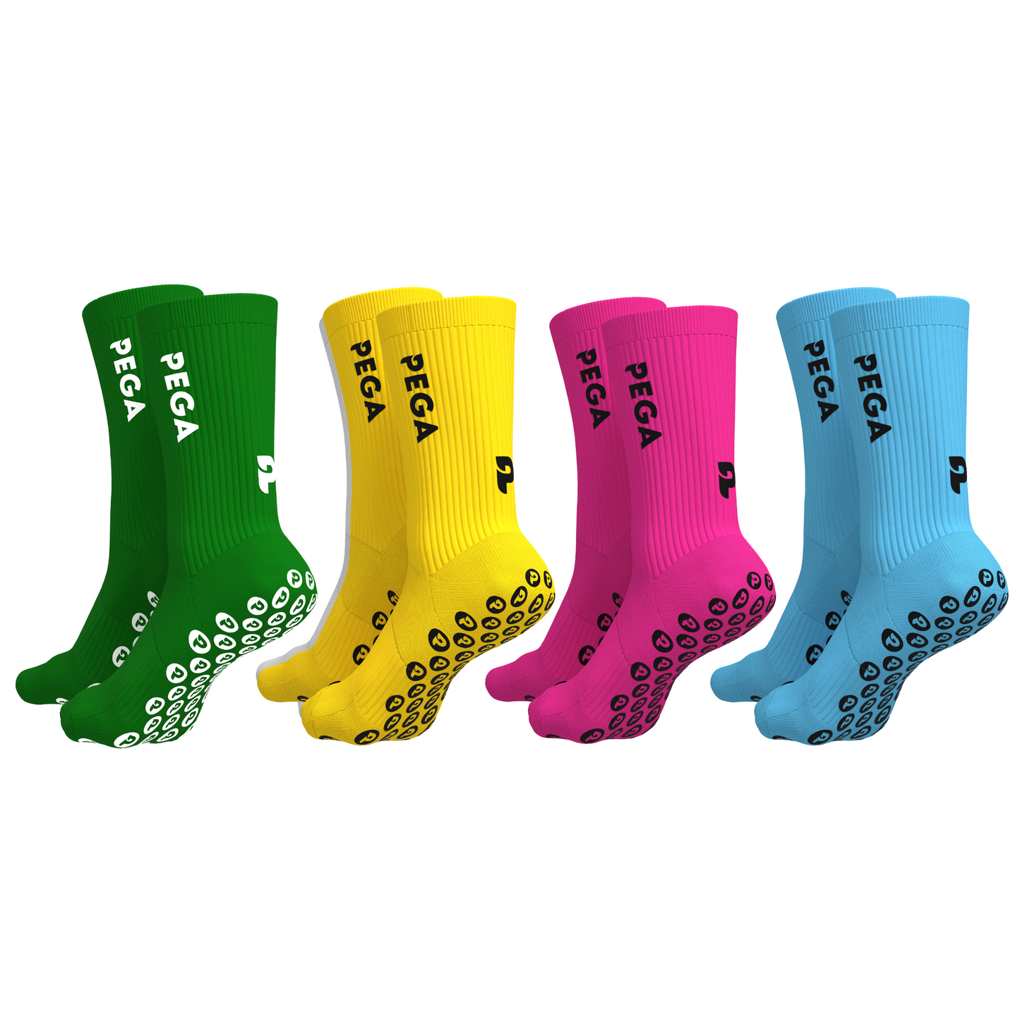 Grip Socks Bundle - 4 Pack (20% OFF) – Pega Sports
